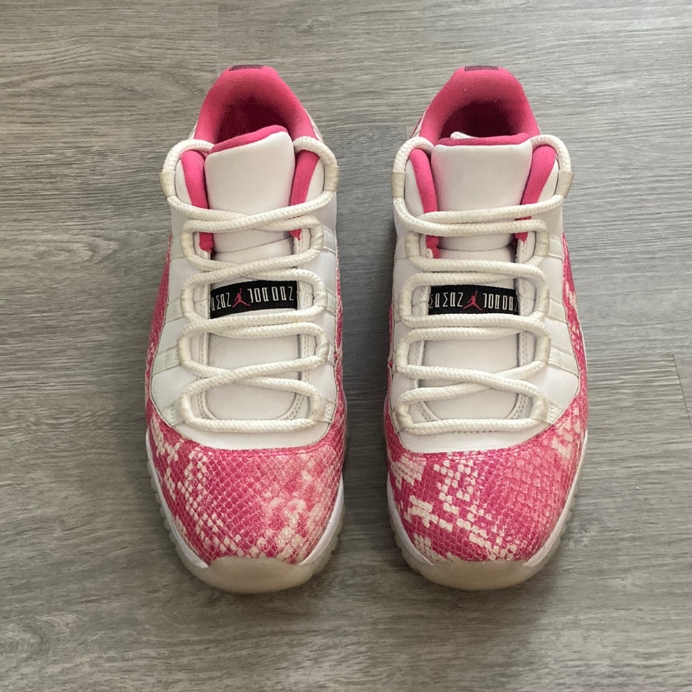 Limited Edition Jordan 11 Retro Pink Snakeskin Shoe, Excellent Condition
